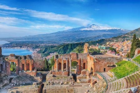 Mt. Etna and Taormina village full day tour from Catania