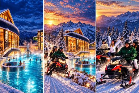 From Krakow Zakopane Area Snowmobile Adventure and Thermal Baths