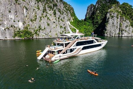 Hanoi to Cat Ba Island & Lan Ha Bay 5-Star Day Cruise with Lunch