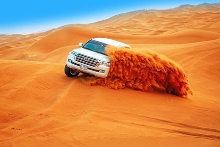 Dubai Desert Safari With4x4 Pick/Drop camel ride BBQ dinner shows