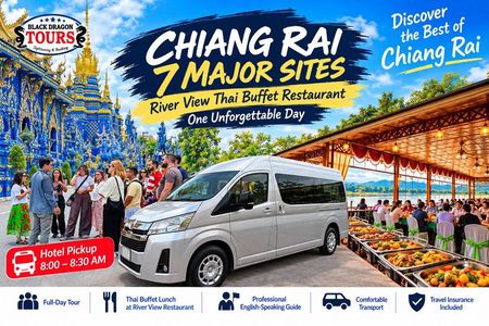 Best of Chiang Rai: 7 Major Sites & River View Buffet