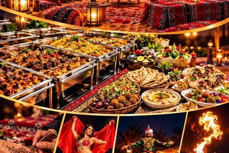 VIP Premium Dubai Desert Safari with Camel Ride, and Live Show