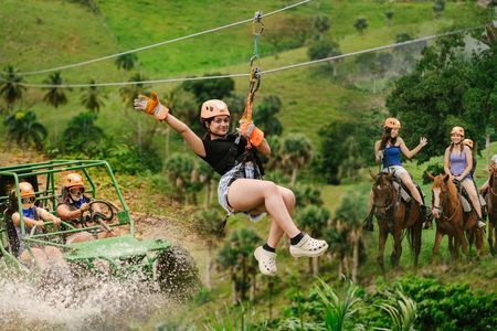 3-in-1 Activity-Buggy-Horse-Zipline-City Tours-Macao Beach