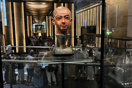 Private Trip to Cairo Pyramids and Grand Museum from Hurghada