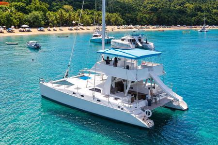 Puerto Plata Party Catamaran Jacuzzi Slide Barbecue and Bar