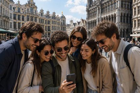 Brussels: Escape Game in City as a Magic Team