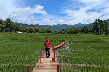 Luang Prabang: Kuang Si Waterfall & Rice Farm Tour