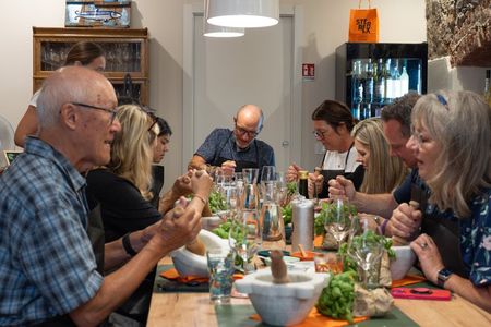 Cinque Terre, Authentic Pesto Cooking Class Wine Tasting