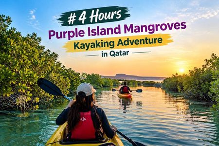 4 Hours Purple Island Mangroves Kayaking Adventure in Qatar
