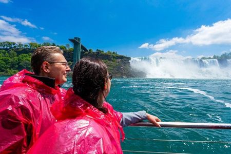 Niagara Falls Tour: Boat Cruise, Journey Behind Falls and Skylon