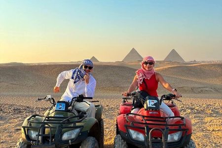 Giza pyramids & Sphinx Tour with Camel Ride and Quad Bike