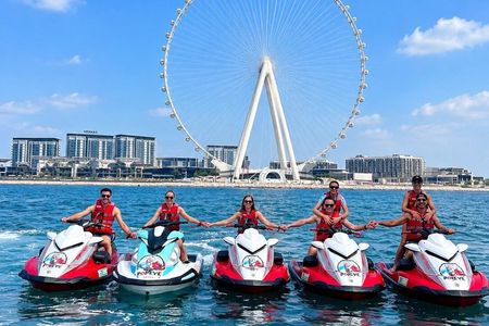 Exclusive 2HR Jet Ski TOUR-JBR & BLUEWATERS-ATLANTIS-BURJ AL ARAB