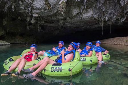 From Hopkins: Jaguar Paw Cave Tubing & Zipline w/ Lunch & Pickup