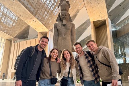 Grand Egyptian Museum, Giza Pyramids and Sphinx Full Experience