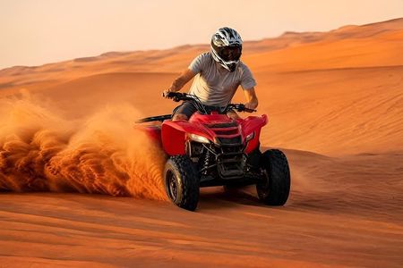 VIP Desert Safari Dubai with Quad Bike and Camel Riding,