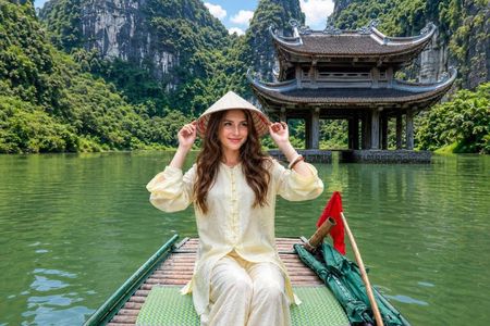 Premium Hoa lu - Trang An - Mua Cave with Buffet Lunch from Hanoi