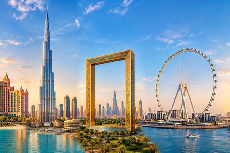 Modern Visions of Dubai - Dubai Marina Cruise and Dubai Frame Visit