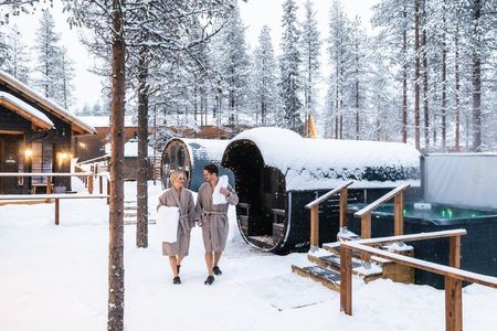 Rovaniemi Sauna World with a Hot Tub, Jacuzzi and Cold Pool