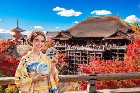 Kyoto & Uji: Full Day Sightseeing Tour from Osaka or Kyoto