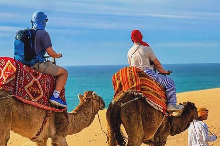 Timlalin Dunes Sunset Experience,Camel Ride Canyon & Moroccan Tea