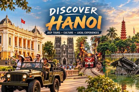 Hanoi Jeep Tour: History, Culture, Sight & Train St. by Army Jeep