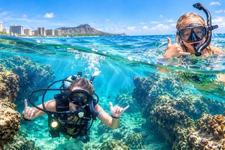 First-Time Snorkeling + Scuba Adventure in Waikiki with Videos