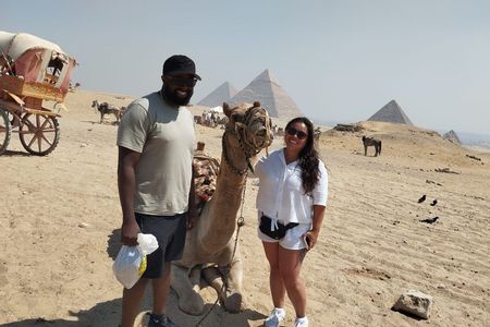All in one Giza Pyramids & Sphinx with Camel, Lunch Private