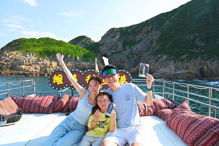 Yacht Island Hopping Tour Culture Food Tasting and Volcanic Rocks