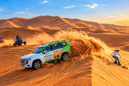 Desert Safari Tour, Quad Bike with BBQ Dinner & Show from Dubai