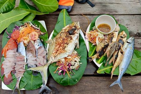 Private Experience with Fishing, Barbeque, Sashimi and Snorkeling