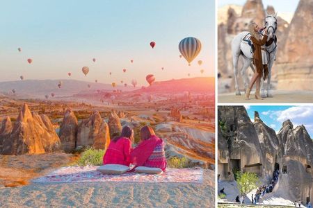 2-Days Cappadocia Tour Included Horseback Ride and Balloon Ride