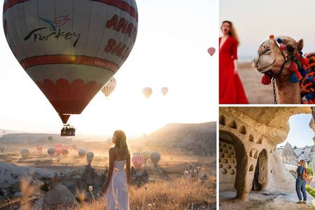3-Day Cappadocia Tour Included Hot Air Balloon Ride & Camel Ride