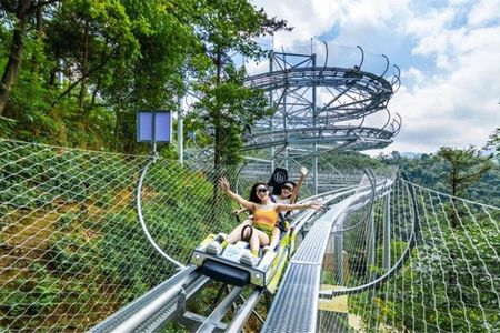 Gulong Gorge Glass Skywalk Bridge and waterfall View Private Tour