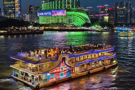 Guangzhou Night Tour with Pearl River Cruise & Dim Sum Dinner