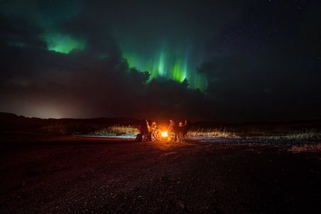 Aurora Hunt with Campfire Thermal Suits and Marshmallows