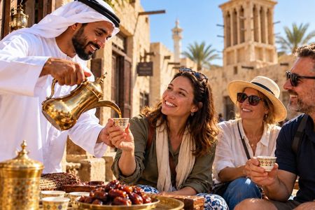 Authentic Old Dubai, Souks, Tastings & local boat Guided Tour