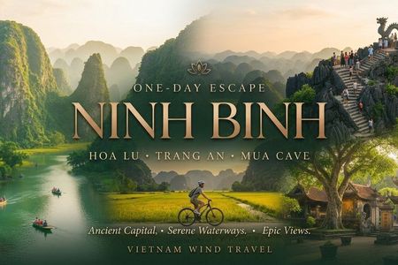 Ninh Binh: Hoa Lu, Trang An & Mua Cave Day Tour