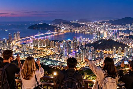 Small group Busan Highlights with Food Market Tour and Night View