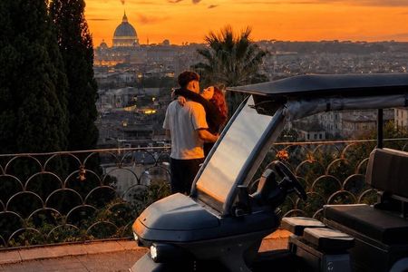 Private Golf Cart in Rome with Hotel Pickup and Artisan Gelato