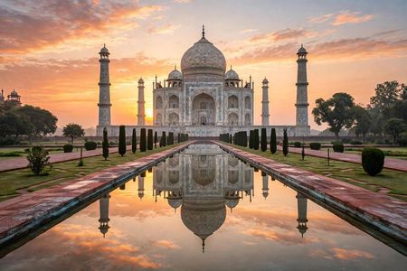 Sunrise Taj Mahal & Agra Fort Private tour From Delhi by Car