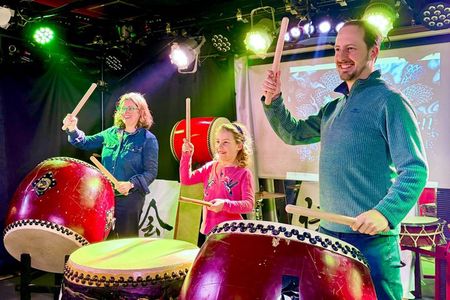 Kyoto: Japanese Taiko Drum Workshop in Gion