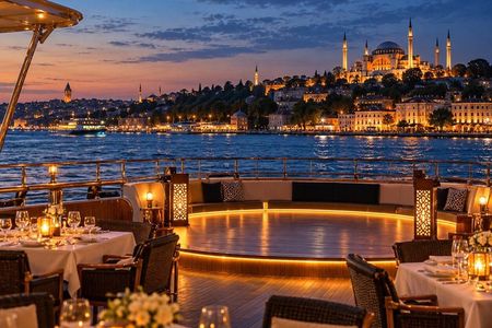 Luxury Bosphorus Dinner Cruise with Turkish Night Show