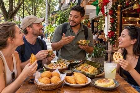 Medellín Christmas Holiday Laureles Street Food Tour & Full Meal