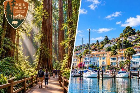 Muir Woods and Seaside Sausalito Half-Day Tour from San Francisco