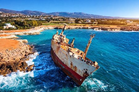 From Paphos: Aphrodite Baths, Sea Caves & Wine Tasting