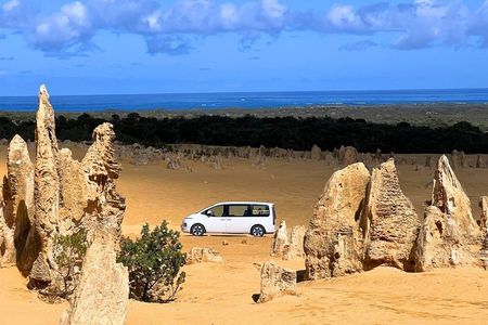 Small group 4WD Pinnacles Desert & Sand Boarding Adventure