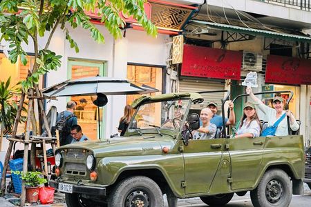 Hanoi City Jeep Tour Half-day: Food, Culture, History & Fun