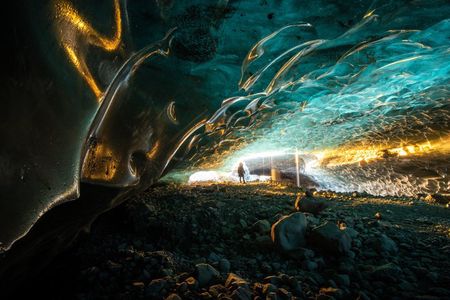 Early Bird Ice Cave with 3 Professional Photos