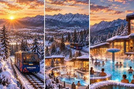 From Krakow: Zakopane Cable Car, Osycpek Cheese & Thermal Baths