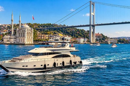 Istanbul Bosphorus Yacht Cruise with Guide and Asian Side Stop